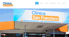 Desktop Screenshot of clinicasanfrancisco.co.cr